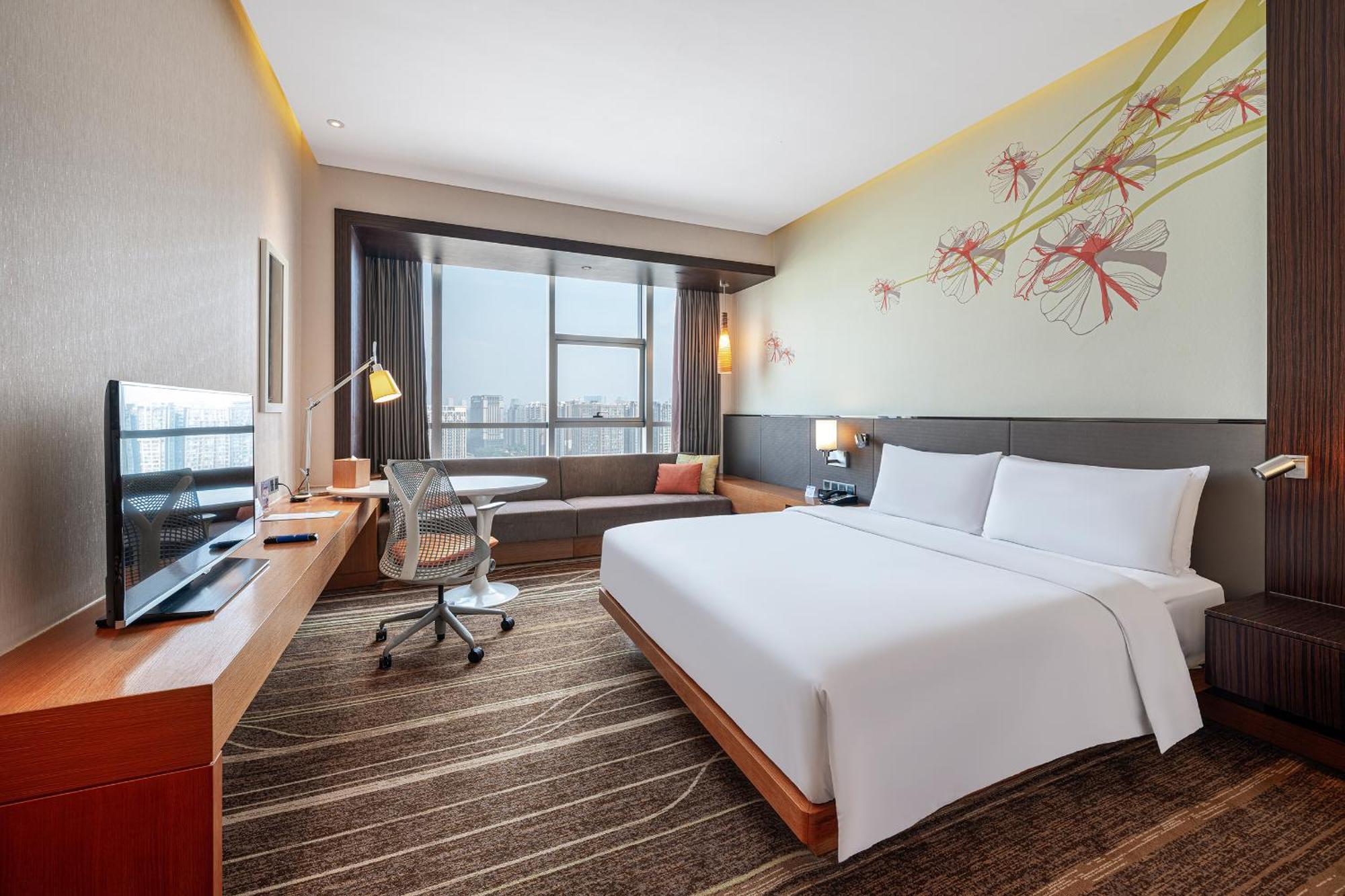 Hilton Garden Inn Chengdu Huayang Exteriör bild